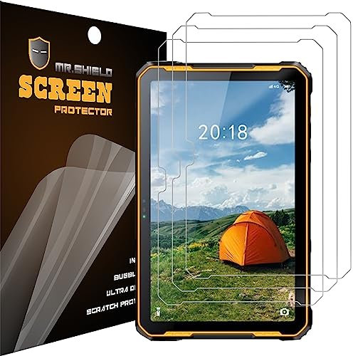 Mr.Shield Protector de Pantalla para Ulefone Armor Pad 2 [Premium Clear] [3 Piezas] Anti-Arañazos (PET Material)