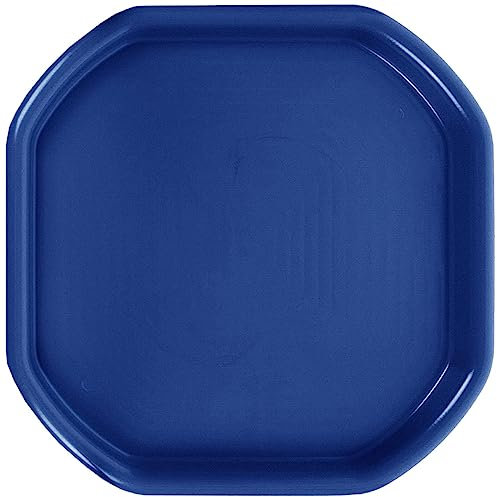 Infanity Mini Tuff Tray: Bandeja de Actividades y Juegos para Minimundos (70cm), Azul