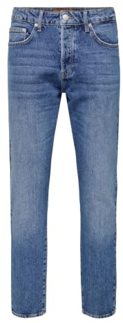 Only & Sons Herren Regular Fit | Recyceltes Material, Baumwolle | unifarben | wärmend | Knopf | klassisch-Style | ideal für Streetwear