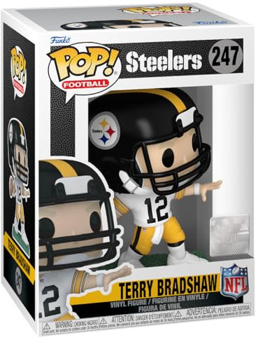 Funko POP! NFL Legends: Steelers - Terry Bradshaw - Vinyl-Sammelfigur - Geschenkidee - Offizielle Handelswaren - Spielzeug Für Kinder und Erwachsene - Sports Fans - Modellfigur Für Sammler