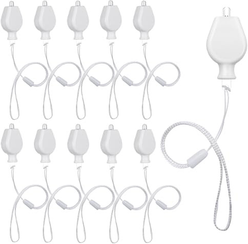 Auting LED Ballonlichter, 10 x Led Lampions Licht Warmweiß, Led ballon, led Papierlampe Lichterkette mit Batterie für Party Lichter Dekoration, Weihnachten Deko, Hochzeit, Halloween Deko