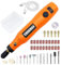 CHOKMAX Mini Multifunktionswerkzeug, 3.7 V Li-Ion Mini-Drehwerkzeug-Set mit variabler Geschwindigkeit, 42pcs Zubehör-Set Elektrische Drehschleifmaschine zum Polieren, Reinigen und Gravieren