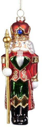 Goodwill Décoration à suspendre Casse-noisette en verre 19 cm