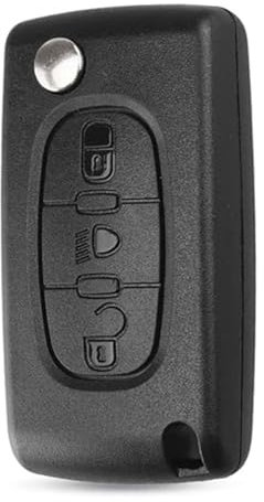 3 Tasten Fernbedienung Schlüsselanhänger Kompatibel für Citroen C2 C3 C4 C5 C6 C8 Picasso Xsara Peugeot 207 307 407 408, Autoschlüssel Ersatz