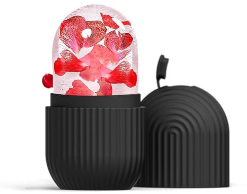 Joyeee Ice Roller, Facial Eisroller Augeneis Gesichtsbehandlung Schönheit Hautpflege Eiskompresse Schrumpft Poren, Anti-Falten, reduziert Schwellungen, verbessert die Hautelastizität, Schwarz