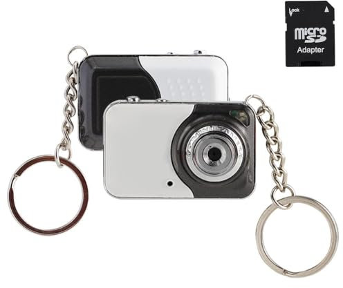 Pocket Pixel Keychain Camera, Digital Camera X6 Portable Camera Keychain, Ultra Mini High Denifition Kids Camera Mini DV with 32GB Memory Card (Optional)