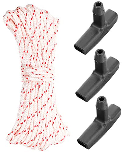 Kisangel Handbuch Für Benzin-kettensägen 10 Ft Lasso-seil Kunststoffgriff Startermechanismus Für Trimmer