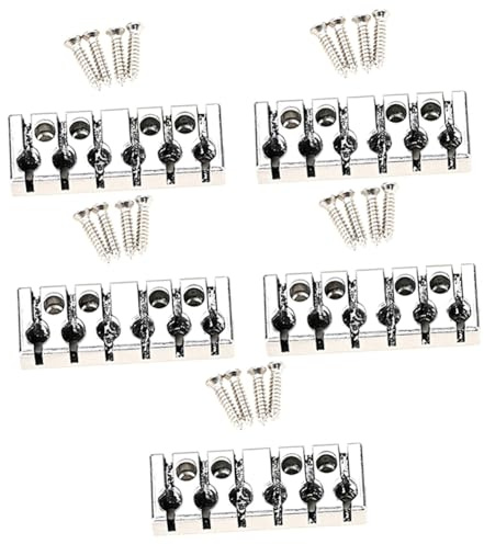 Abaodam Headless Guitar Locking Nut Electric Guitar Replacement Part String Fixator Replacement Accessories Electric Setup and Maintenance String