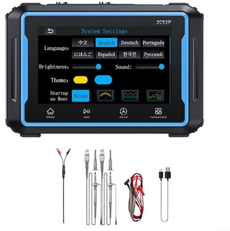 Für FNIRSI2C53P Touchscreen-Tester mit 13 m Speicherplatz und 64 kByte Speichertiefe