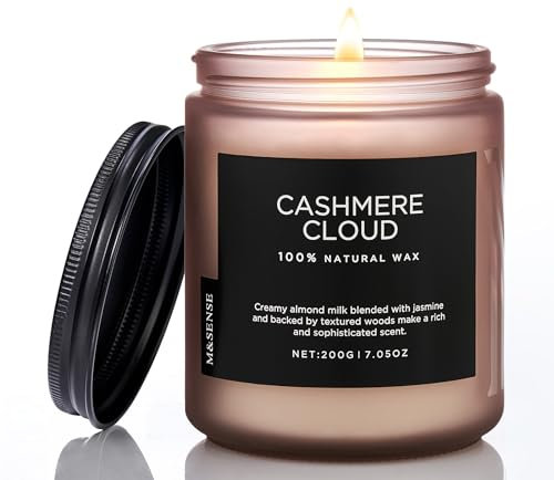 M&SENSE Duftkerze im Glas – Sojawachskerze Sommernacht 200g | Frisches und Fruchtiges Aroma | 50 Stunden Brenndauer | Natürliche Kerze für Entspannung und Urlaubsstimmung