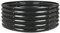 Harbour Housewares Raised Garden Bed - Anthracite - 120 x 45cm - Round - Bottomless Metal Raised Bed Galvanised Steel Planter Box for Growing Outdoor Plants, Vegetables, Flowers and Herbs