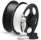 ANYCUBIC Refill PLA Plus und Spool Kit, PLA+ Filament 1.75mm, RFID 3D Drucker Filament für Intelligentes Drucken, 2KG Schwarz Weiß