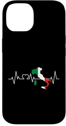 Italien Herzschlag Flagge Liebe Männer Frauen Geschenk Hülle für iPhone 14