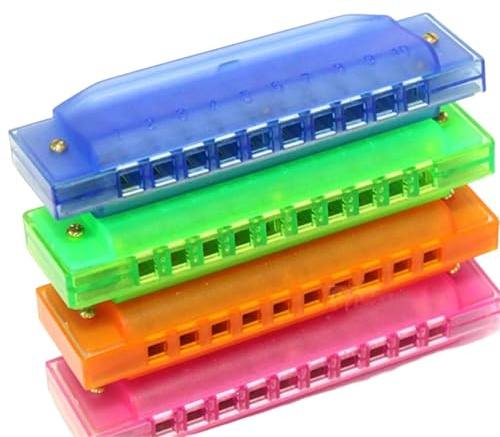 Harmonica Professionnel Harmonica 10 Trous Pour Débutants Instruments En Plastique Petit Modèle Rose