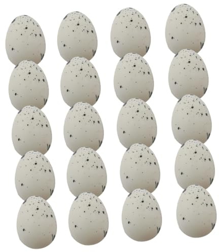 UPKOCH 50 Stück Schaumstoff Ostereier Deko Leichte Selbstgemacht Bastel Eier Bruchsicheres für Osterdeko und Foto Requisiten