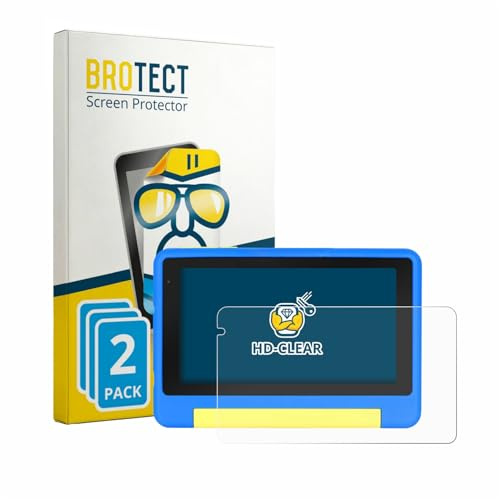 BROTECT 2 Stück Schutzfolie für Bufo Kids Tablet 7 Displayschutz Folie Made in Germany, Ultra-Klar