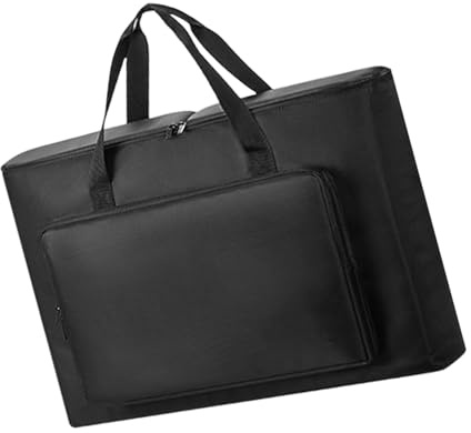 KAHDGSS 24inch / 27inch Monitor Carrying Case Travel Carrying Bag Protective Box for Desktop Computer Chassis Keyboard Cable Monitor Bag