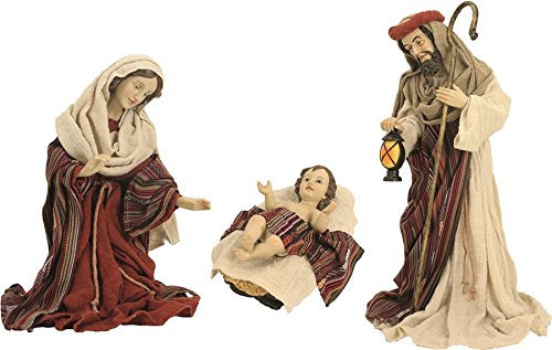 Krippenfiguren, Hlg. Familie 3tlg. orientalisch, Ankleidefiguren für 42cm Figuren (44635091953)