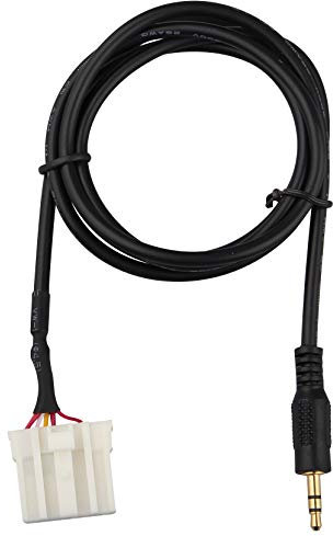 Jopto Câble Audio auxiliaire 3,5 mm pour Interface CD et Musique - Câble Audio MP3 pour Samsung Galaxy, Huawei, Sony Xperia Lumia, LG Phone, Lecteur MP3 vers Mazda 2, 3, 5, 6, M3, M6, MX5, RX8