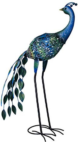 Luxform Solar Powered Peacock Garden Ornament Lighting