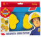 Decora 0383002 Ausstecher mit Prägestempel Sam der Feuerwehr mit Transceiver, Kunststoff, Gelb