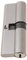 Barillet De Porte Sécurité de la fenêtre de porte de verrouillage 60 70 80 90 mm Touche Serrure de porte anti-vol (Cylinder Size : 60mm)