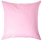 HOMESCAPES Taie d’Oreiller 60x60 cm en Coton égyptien 200 Fils, Taie d’Oreiller carrée Coloris Rose