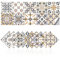 Cendray Adesivi per Piastrelle Mosaico Impermeabile PVC Autoadesivo Decorazione Adesivi per Piastrelle semplici Stile Marocco,Pareti Adesivi Fai da Te (20,10x10cm)
