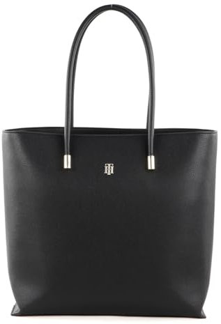 Tommy Hilfiger Damen Tragetasche, Schwarz, One Size