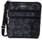 Baggallini Damen Bag Essential Crossbody-Tasche Integrierter RFID-Kartenhalter – Cross-Body-Geldbörse mit schnell zugänglichem Handyfach, Midnight Garden