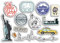 A5 Aufkleberbogen New York Vinyl Aufkleber – City America USA Taxi Skyline Briefmarken Urlaub Reisen #78493