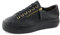 Paul Green Damen Pauls, Frauen Low-Top Sneaker,Freizeitschuhe,Laufschuhe,schnürschuhe,schnürer,Plateausohle,Halbschuhe,Schwarz (SCHWARZ/Gold),37 EU / 4 UK