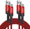 USB C Charger Cable 3M 2-Pack,QC3.0 Fast Charge USB to USB Type C Braided Long Cable Compatible with PS5 Controller,Samsung Galaxy S21 S20 S10 S9 A52s A02s A03s A13 A21s/22/20,Xiaomi,Nintendo Switch