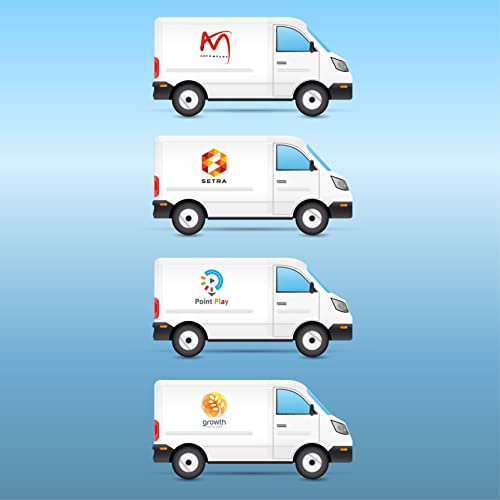 Logo adesivo Personalizzato | Lettere Adesive per Auto Commerciali, pubblicità, Professionisti, Adesivi Muro | Adesivo Personalizzato | Immagine personalizzata