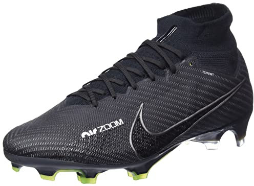 Nike Herren Zoom Mercurial Superfly 9 Elite Fg Football Shoes, Black/Dk Smoke Grey-Summit White-Volt, 41 EU