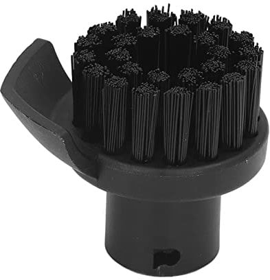 YUMILI Nylon Round Brushes Nozzle Attachment for Karcher Steam Cleaner SC1 SC2 SC3 SC4 SC5 SC6 SC7, Durable Karcher Round Brush, Black