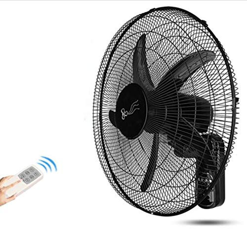 SADRIM Grande Ventilatore da Parete con Telecomando, Ventilatore da Parete Silenzioso oscillante per Uso Commerciale, Tre velocità e Tre modalità Vento e Timer 7,5 Ore, Potenza 90 W