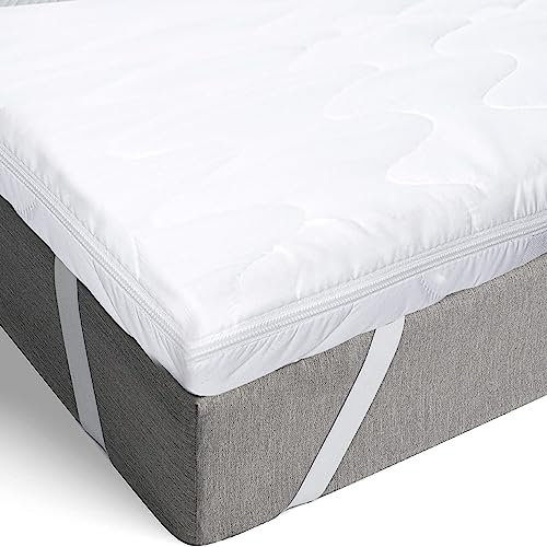 HIGH LIVING matratzentopper Kaltschaum Topper 160x200cm für Betten, Schlafsofas, Boxspringbetten