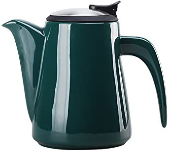 Jus Carafe d'eau bouteille en céramique de l'eau froide, bouteille d'eau, maison haute température théière fleur résistant, grand ware eau de grande capacité Thé Cruche (Color : D)