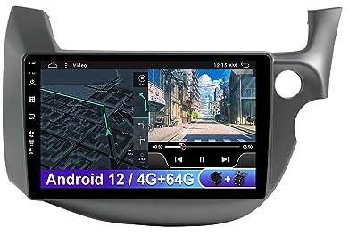 [4G+64G] 10 IPS 2 Din Android 13 Car Radio Suitable For Honda Fit/Jazz RHD 2007-2014 - [Built-in Carplay+DSP+GPS Navi ] - Free Camera+Mic SWC 4G WiFi AUX DAB Head Unit