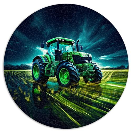 Puzzles 1000 Teile Teenager, Geschenke, Bauernhof-Traktor, Puzzle Erwachsene, Recyclingbrett, geeignet Erwachsene und Kinder über 12 Jahre, anspruchsvolles Spiel, 67 x 67 cm