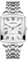 JewelryWe Uhren Herren Edelstahl Rechteckig: 30m wasserdichte Kalender Analog Quarz Armbanduhr Männer Silber Edelstahl Band Uhr Herrenuhr mit Weiß Rechteck Römischen Zahlen Zifferblatt