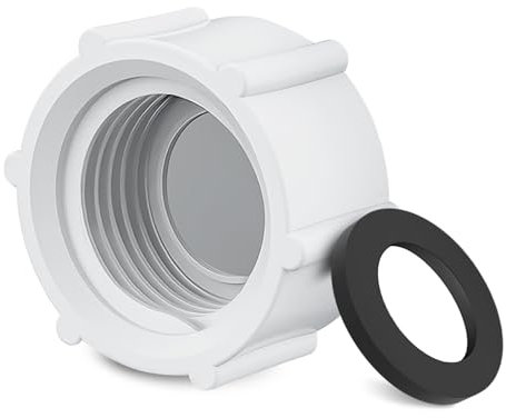 11456 Bouchon de valve de vidange de piscine compatible avec les pompes à filtre à sable Intex, bouchon de vidange avec joint torique, pour piscine hors sol, bouchon de vidange pour pompes filtrantes