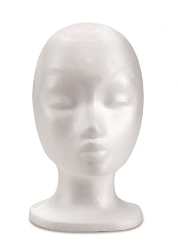 NEU Styroporkopf Frau/Mädchen, Höhe: 28 cm