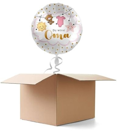 NEU Ballongrüße Du wirst Oma, 1 Ballon