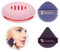 SULIUDAJI 1 Set Make-up Schwammhalter mit 2 Stück Makeup Schwamm Atmungsaktive Silikon-Beauty-Mixer-Reisetasche Bruchsichere Silikon Beauty Blender Box für Unterwegs(7.5×7.5×2.5cm)