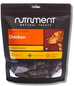 Natural Treats Gourmet Sausage Chicken (1kg) High Protein Dog Chew Treats