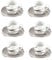 Villa Altachiara, Tazzine Da Caffè, Bicchierini, Set Da 6, Tazzine 80 Ml + Piattini, In Porcellana, Tazzina Particolare E Moderna, Colorate, Adatte A Microonde E Lavastoviglie. Linea: Sandy