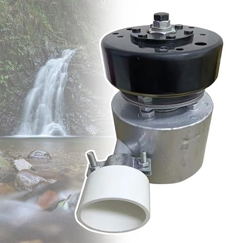 VNATWGOO Generador De Turbina De Agua para Exteriores De 1000 W, para Televisores, Computadoras, Carga, IluminacióN, Equipo HidroeléCtrico Micro PequeñO De 220 V, Equipo HidroeléCtrico De 3500 RPM