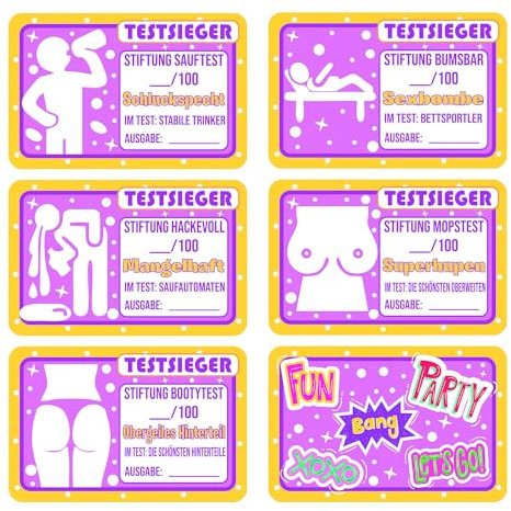 GamesMonkey® Set Sticker Testsieger – 50 Stück + 5-100 Stück + 10 - BONUS - Mallorca Party - Aufkleber Accessoires Festival - Sauf Après Malle Langlebige Pinke (ROSE, 50)